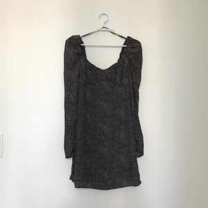 Zara Long Sleeved Polka Dot Dress